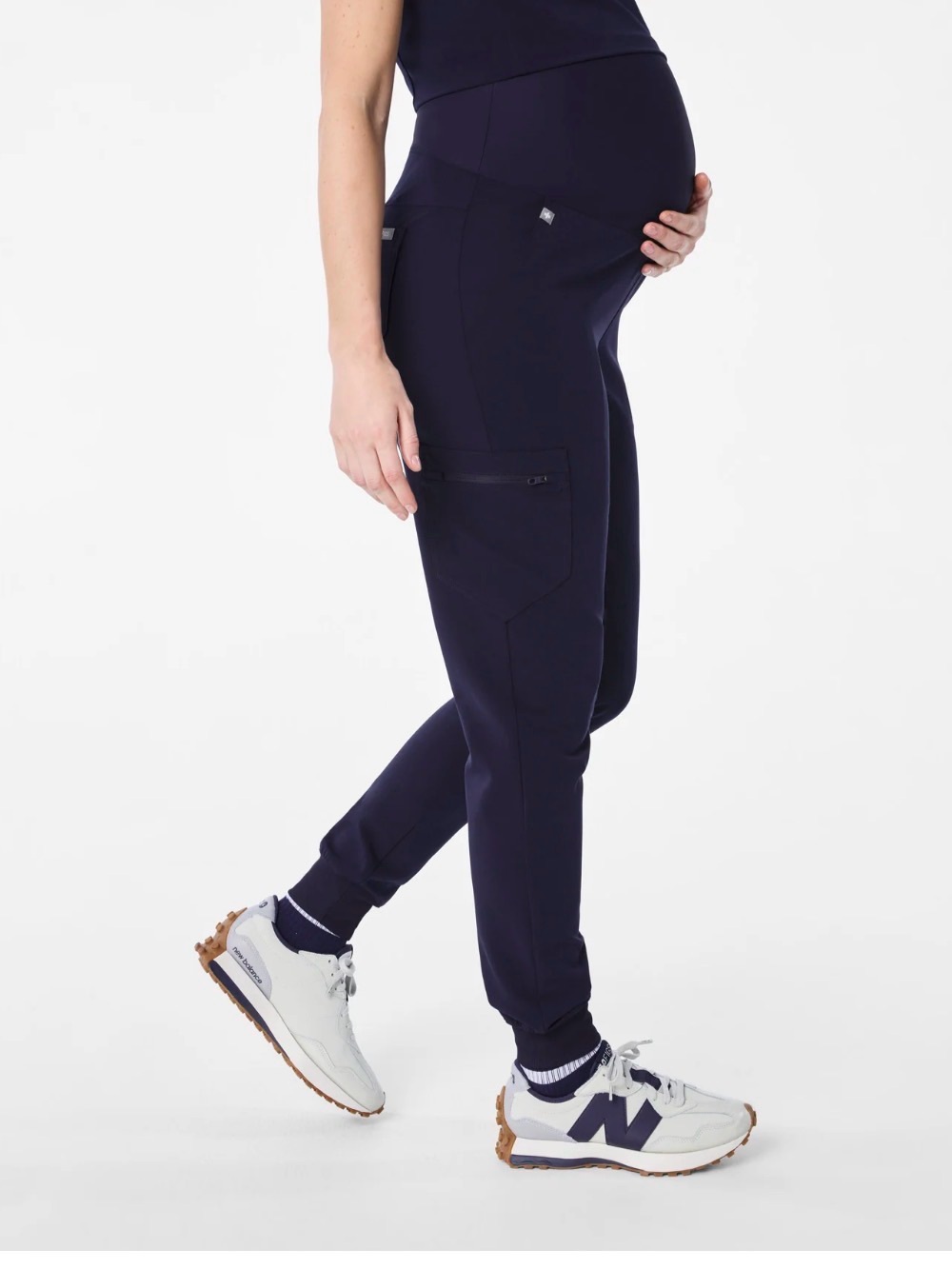 Figs maternity black Zamora joggers size xs